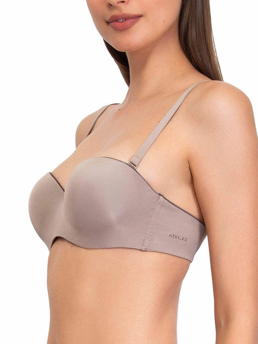 Reggiseno Sielei Fascia con coppe graduate, ferretto invisibile e spalline removibili - 1580