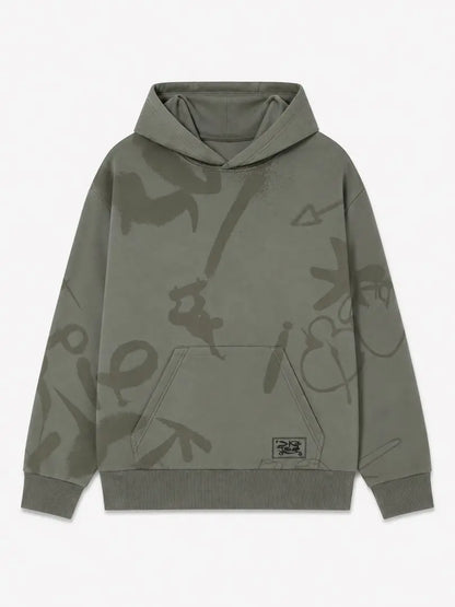 Felpa ragazzo con stampa stile graffiti L26WB0511