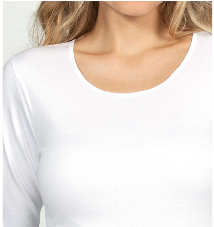 Maglia Cotone Felpato donna Manica Lunga 572
