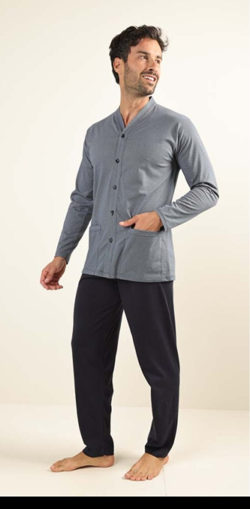 Pigiama Uomo Cardigan Gary c602