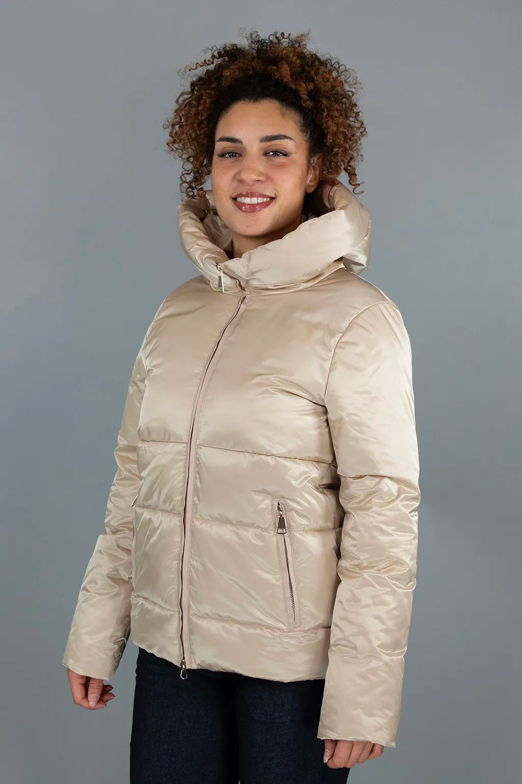 Bomber da Donna Effetto Satinato Brugi CY5A