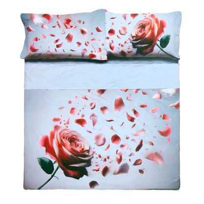 Completo Letto Lenzuola Matrimoniale  Petalys Novia