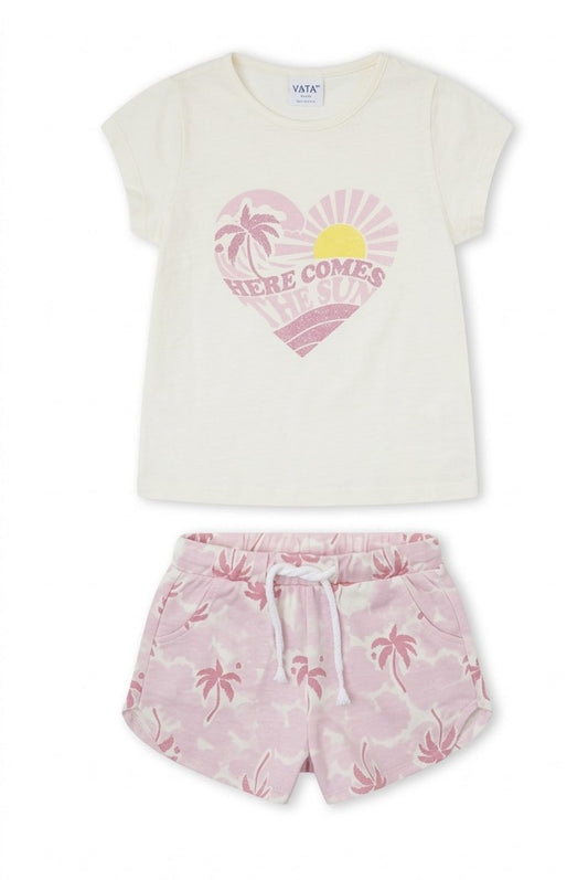 Completo pantaloncino e Maglietta da Bimba Yatsi 26114002
