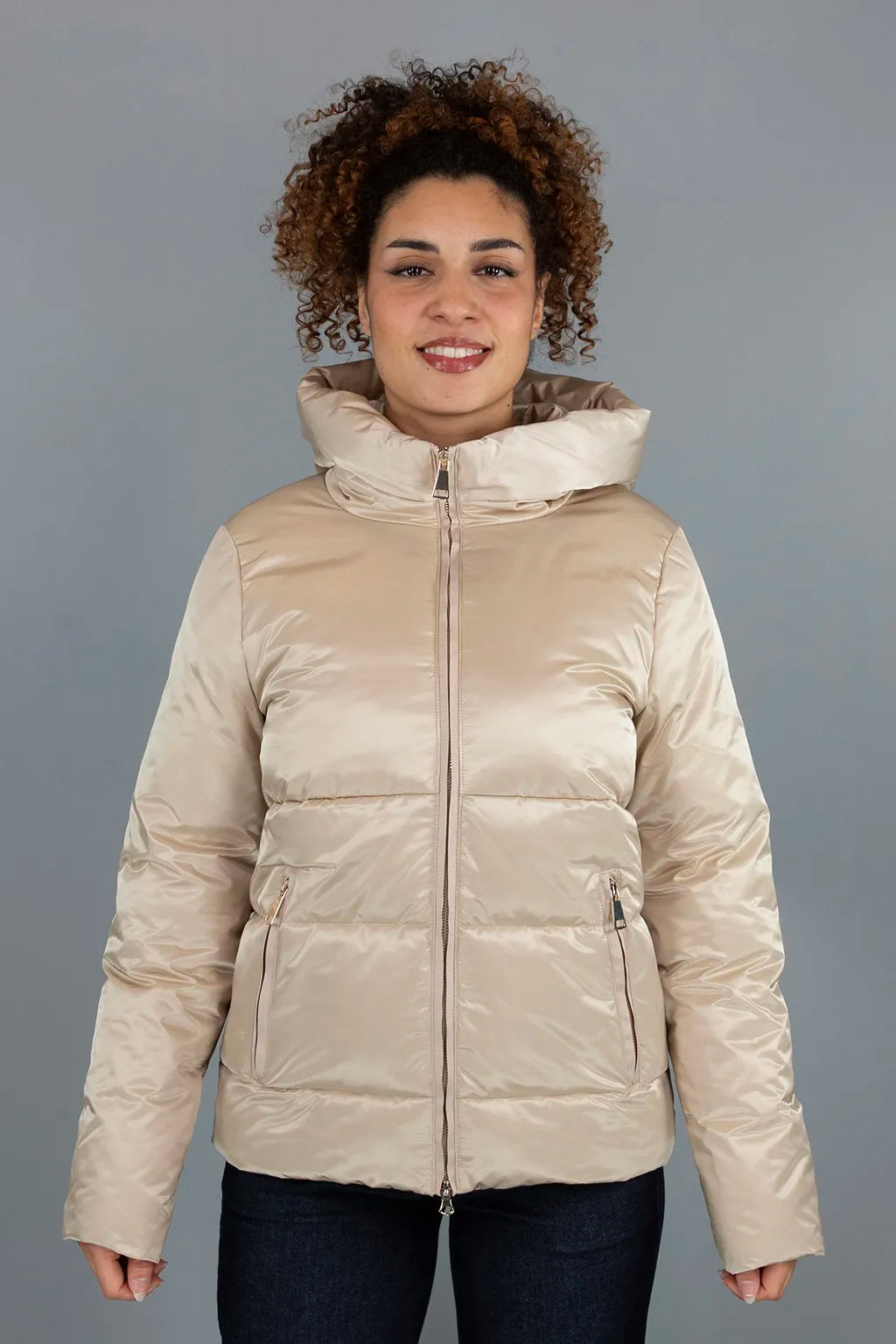 Bomber da Donna Effetto Satinato Brugi CY5A