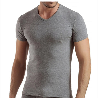 T-Shirt Scollo a "V" Enrico Coveri ET1001