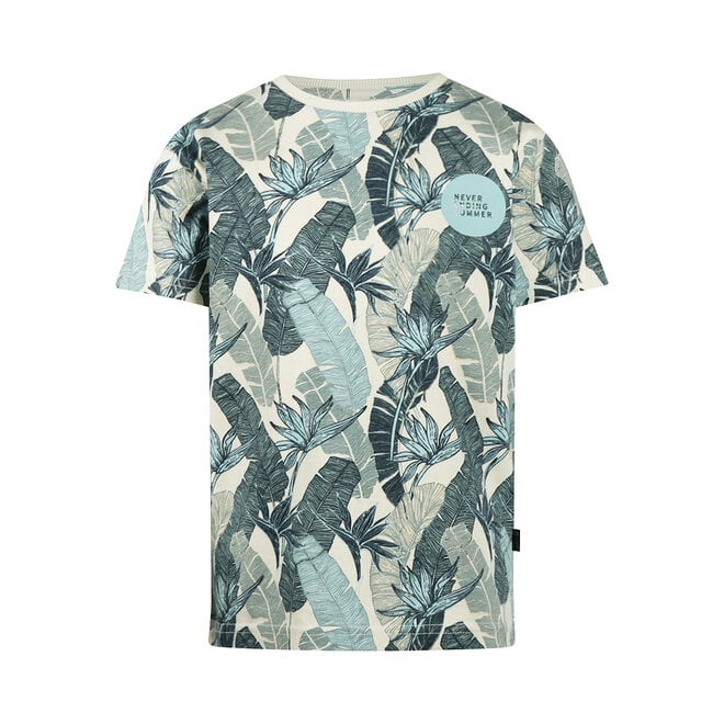 T-shirt in fantasia No Way Monday in cotone.