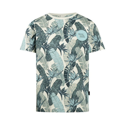T-shirt in fantasia No Way Monday in cotone.