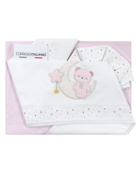 Completo Lenzuola da Lettino Neonato Bruco Bruco