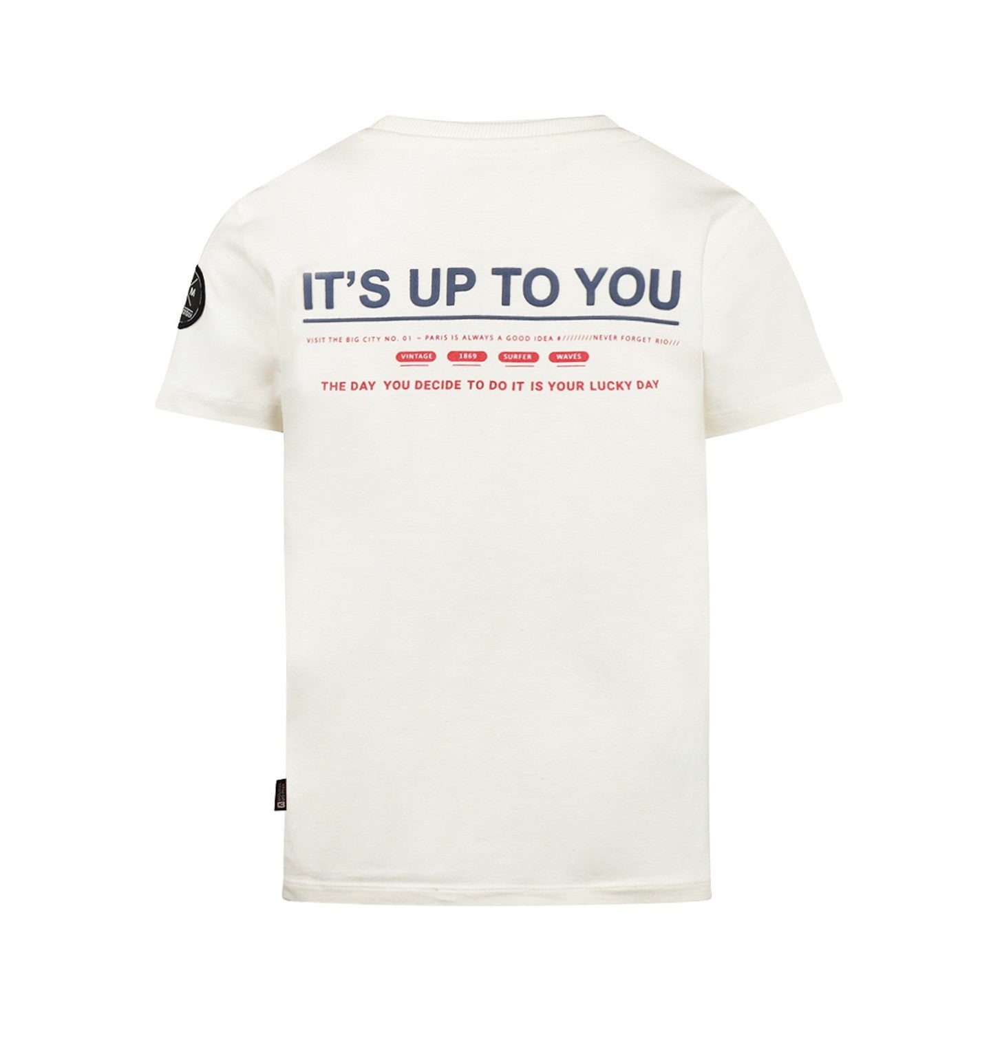 T-shirt da ragazzo No Way Monday N58272-1