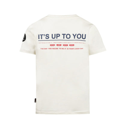 T-shirt da ragazzo No Way Monday N58272-1