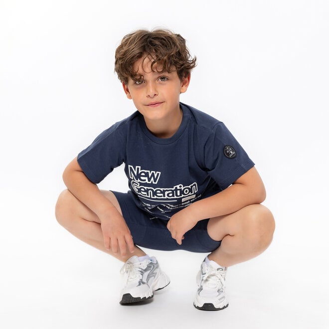 T-shirt Ragazzo Mezza Manica No Way Monday N58162-1