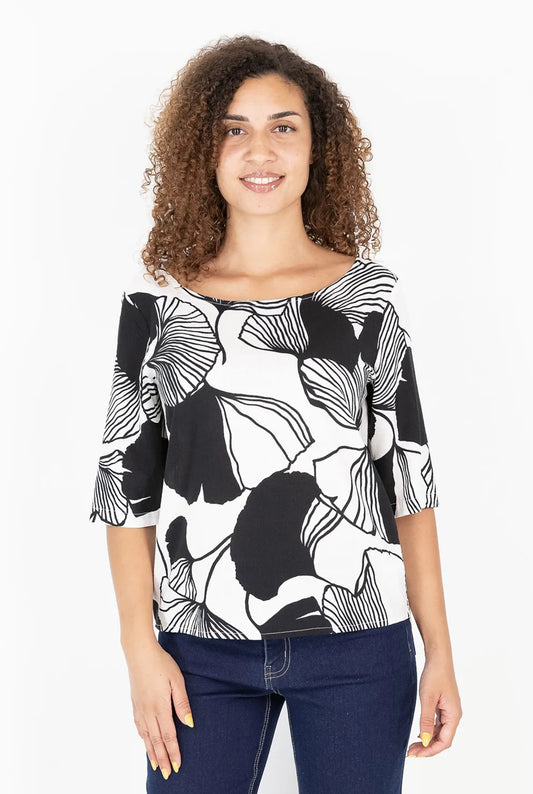 Blusa in Fantasia da Donna Brugi CG5J