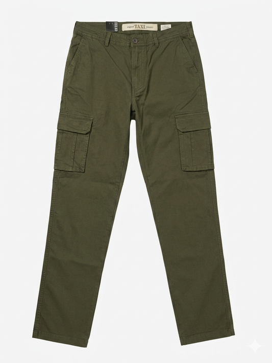 Pantaloni uomo cargo cotone