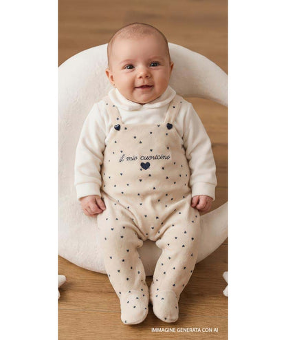 Pagliaccetto  in Ciniglia Neonato Gary 7581