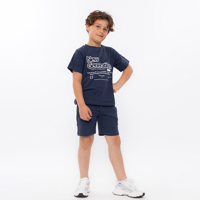 T-shirt Ragazzo Mezza Manica No Way Monday N58162-1