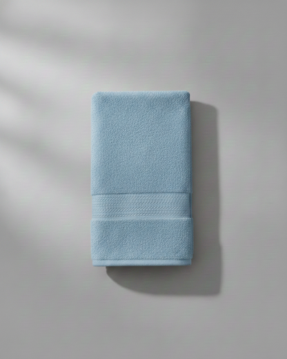 Asciugamani Viso 60X110 Azzurro Aquilatex