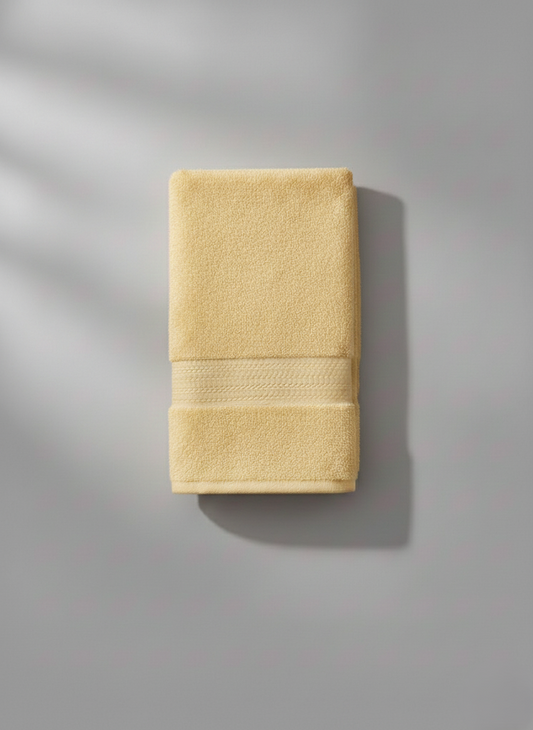 Asciugamani Viso 60X110 Giallo Aquilatex