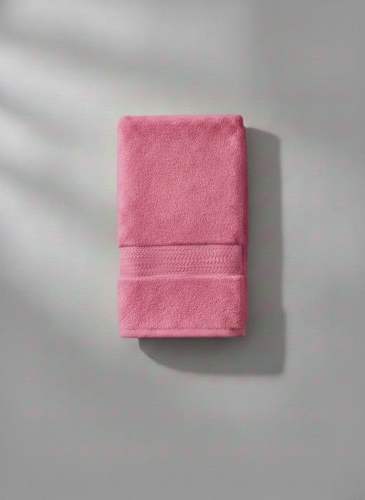 Asciugamani Viso 60X110 Rosa Aquilatex