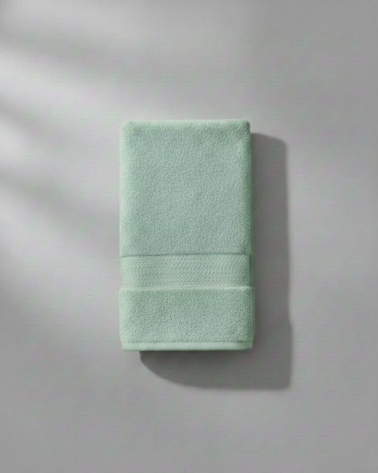 Asciugamani Viso 60X110 Verde Acqua Aquilatex