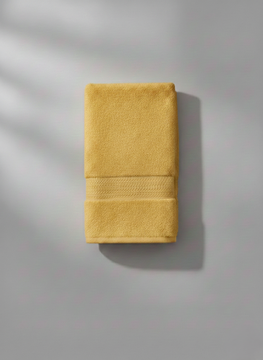Asciugamani Viso 60X110 Ocra Aquilatex